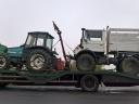 Kecskemét! HARVESTER, Traktor, Wohnmobil, Maschinentransport, MTZ, Rába, Claas, MF, John Deere