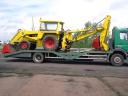 Kecskemét! HARVESTER, Traktor, Wohnmobil, Maschinentransport, MTZ, Rába, Claas, MF, John Deere