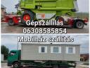 Kecskemét! HARVESTER, Traktor, Wohnmobil, Maschinentransport, MTZ, Rába, Claas, MF, John Deere