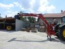 DP-5 závěsný zakladač s výškou nakládky 5 m, hloubkou kopání 3 m, také pro lesnictví