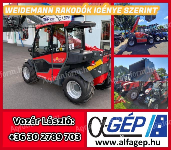 Stivuitor Weidemann T4512 și Weidemann T5522