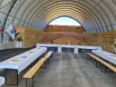 Skladovací stan Shelterall 15 OV130 (šírka 15 m, dĺžka 30 m, výška 8,35 m)