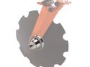 Özduman Gaius 3 m short disc with suspended splined cylinder from stock